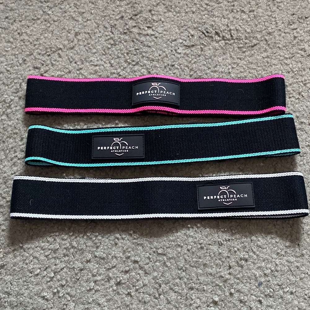 Perfect Peach Exercise Bands x3